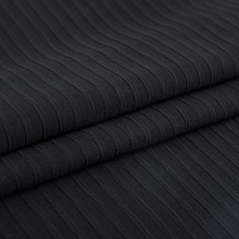 Boble stripe stoff