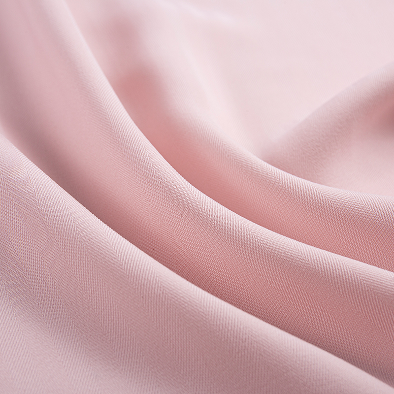 Weft Stretch Sildebein Twill Stoff