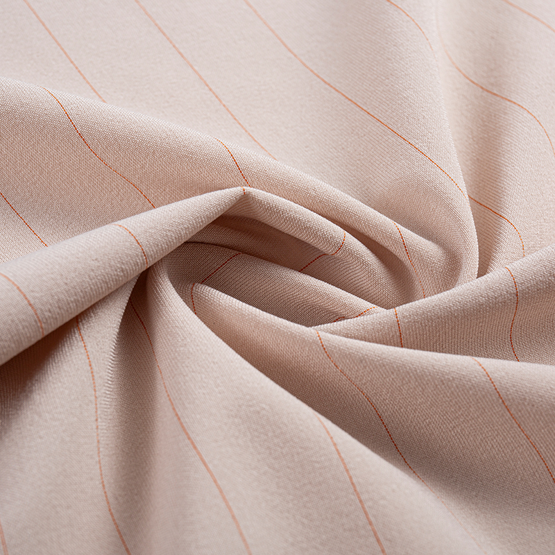 Lurex Rayon Vertical Stripe Stoff