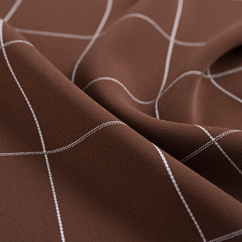 CEY Rayon Grid Stoff