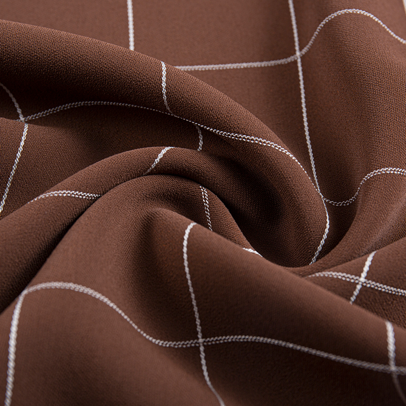 CEY Rayon Grid Stoff